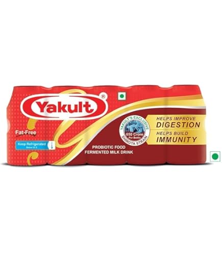 Amazon.com: Yakult Light Fat-Free Probiotic Fermented Milk Drink